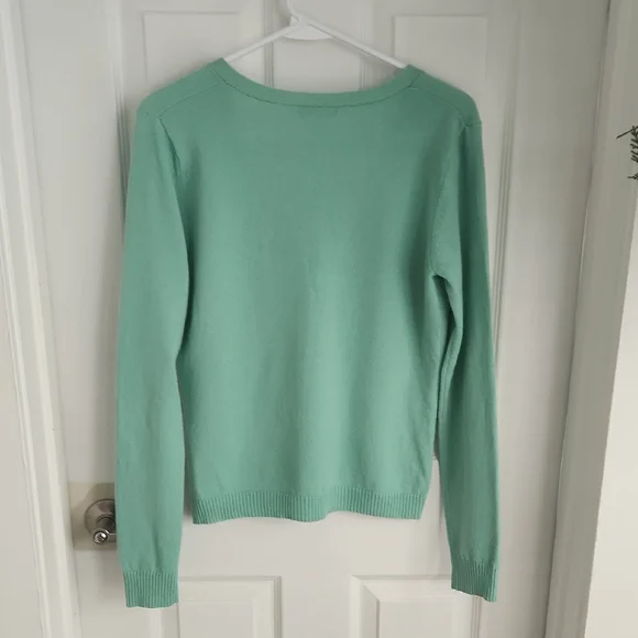 Garnet Hill Cashmere Cardigan Sweater - Picture 5 of 5